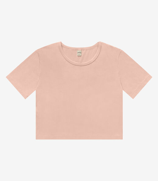 Blusa Básica Feminina Cotton Leve Rovitex Rosa