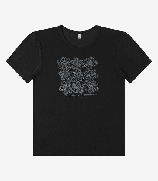 Blusa Feminina em Visco Tricot Rovitex Preto