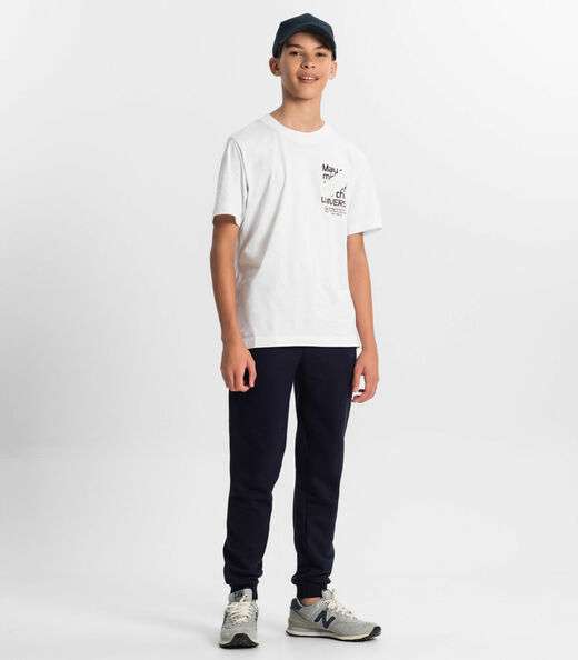 Camiseta Juvenil Masculina Minty Branco