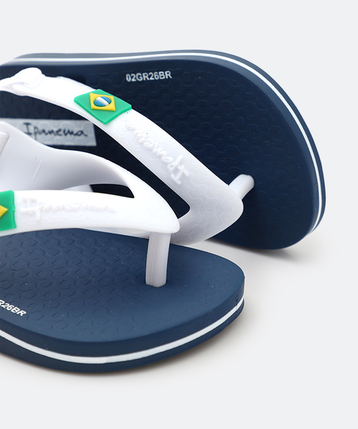 Chinelo Unissex Infantil Bebê Unissex Brasil Ipanema Azul
