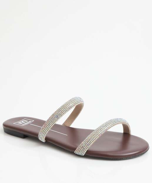 Image_Rasteirinha Feminina Tiras Strass Moleca Marrom