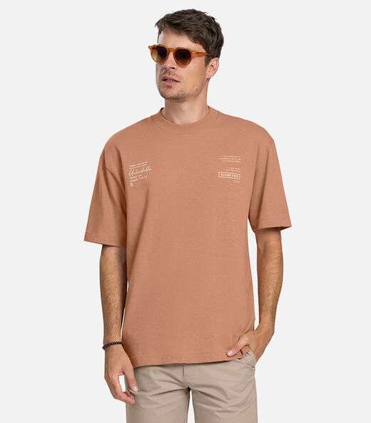 Image_Camiseta Masculina Diametro Marrom