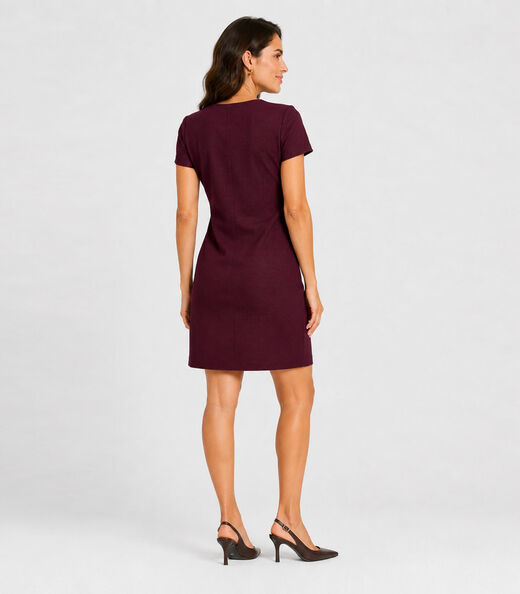 Vestido Feminino Em Tecido Henera Infinita Cor Roxo