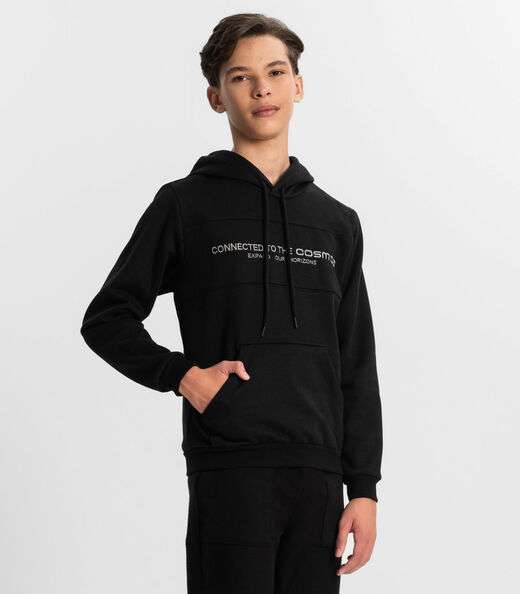 Image_Blusão Juvenil Masculino Com Capuz Minty Preto