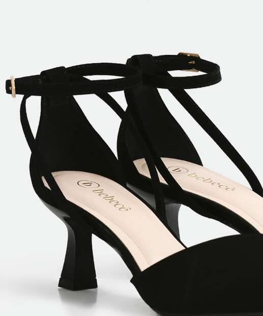 Scarpin Feminino Slingback Salto Fino Bebecê 