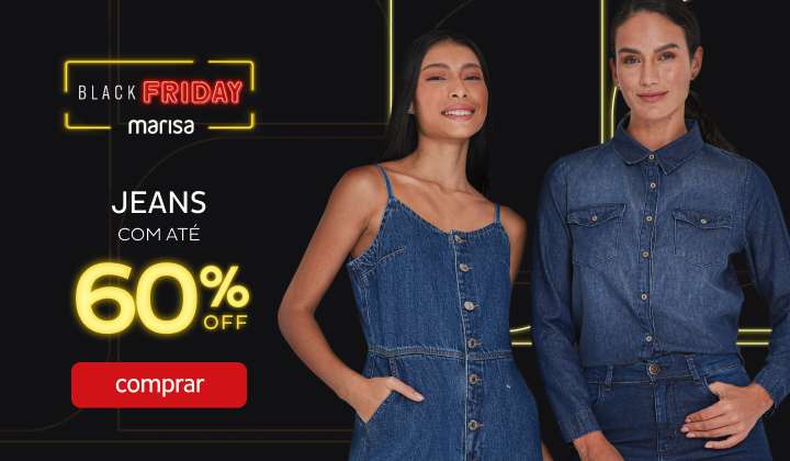 Jeans com até 60% OFF