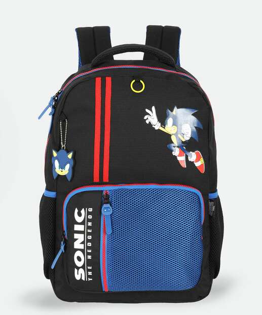 Image_Mochila Infantil Escolar Sonic Preto