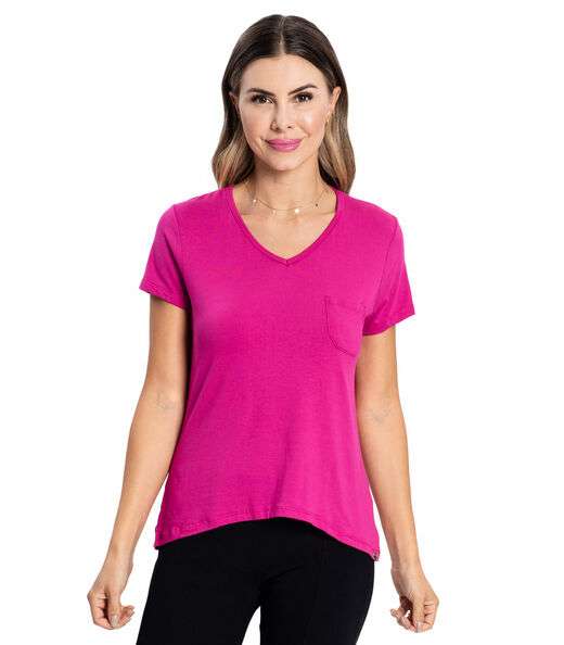 Blusa Feminina Básica Rovitex Rosa