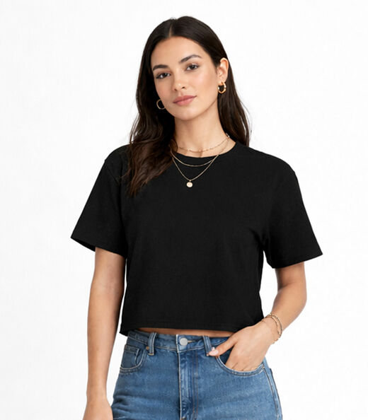 Image_Blusa Feminina Ribana Canelada Infinita Cor Preto