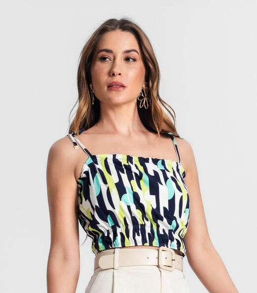 Cropped De Alça Rovitex Verde