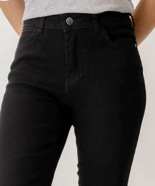 Calça Jeans Skinny Feminina Cintura Alta