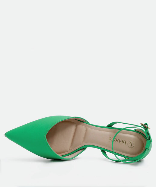 Scarpin Feminino Slingback Salto Fino Bebecê 