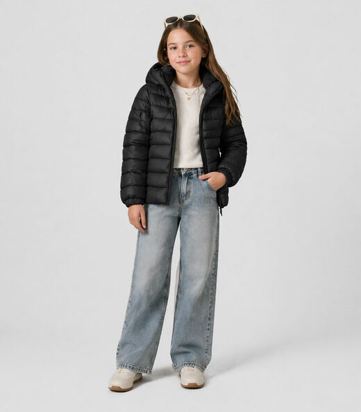 Image_Jaqueta Infantil Menina Peluciada Sea Surf Preto
