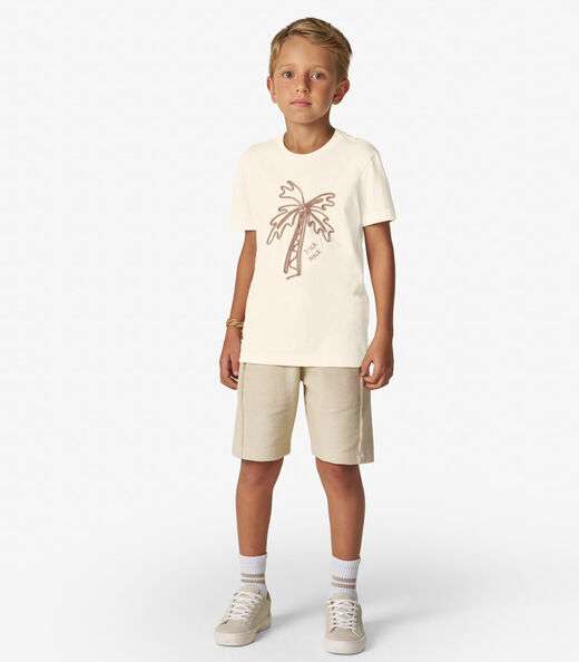 Camiseta Masculina em Meia Malha Trick Nick Off White