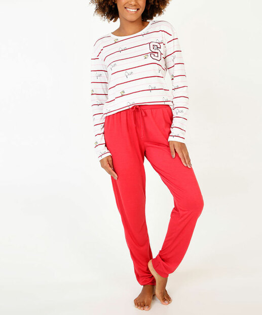 Pijama Feminino Estampado Manga Longa Snoopy