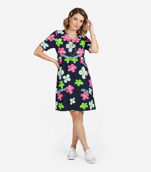 Image_Vestido Feminino em Molecotton Infinita Cor Rosa