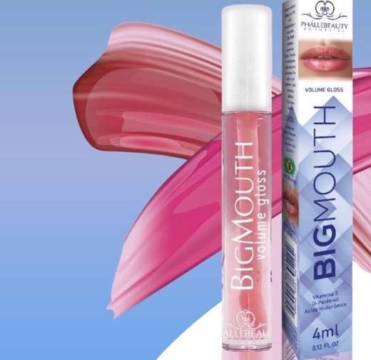 Gloss Labial Big Mouth Rosa Ph007 PhálleBeauty
