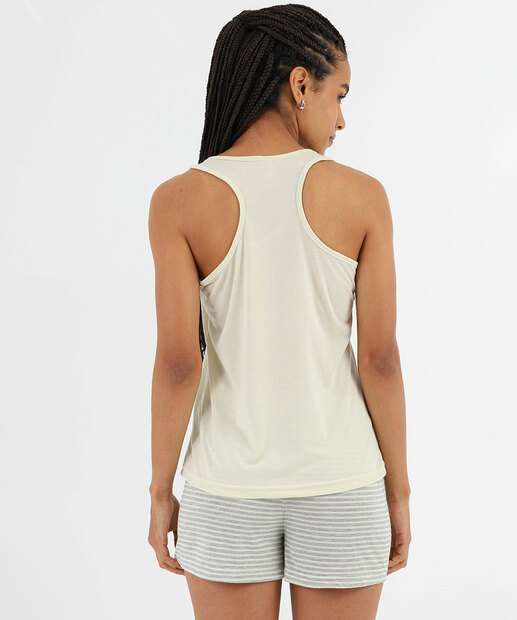 Pijama Feminino Nadador Melancia Marisa Verde