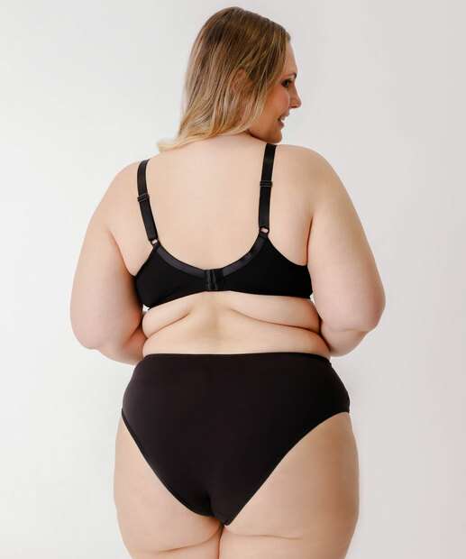 Kit 2 Calcinhas Plus Size Biquíni Microfibra Marisa