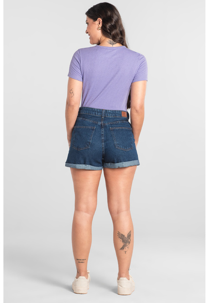 Blusa em Ribana Canelada Just Basic
