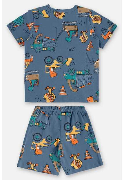 Pijama Infantil Masculino em Suedine Up Baby