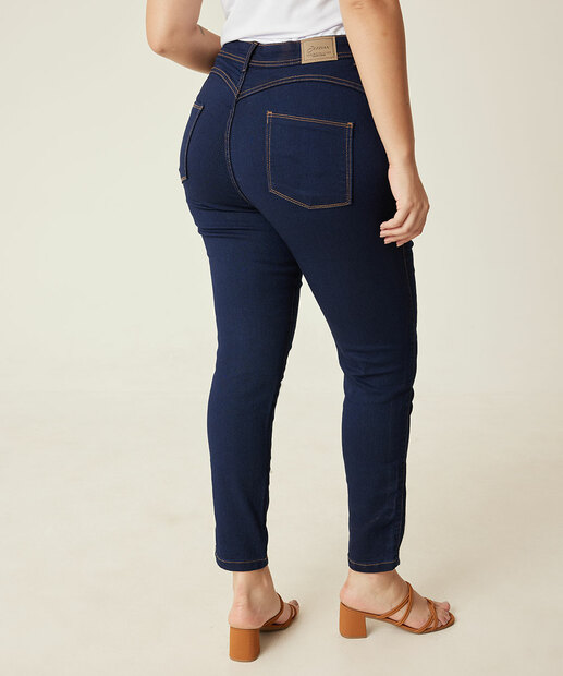 Calça Plus Size Feminina Jeans Cigarrete