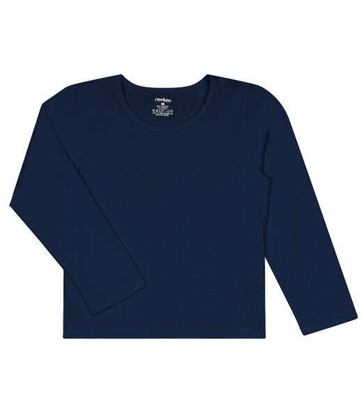 Image_Blusa Manga Longa Infantil Feminina Rovitex Kids Azul