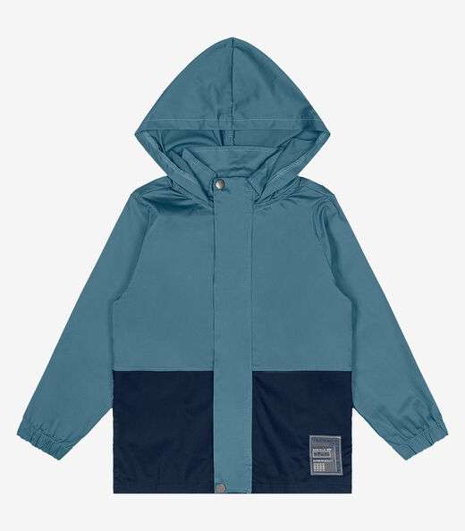 Jaqueta Infantil Masculina Com Capuz Trick Nick Azul