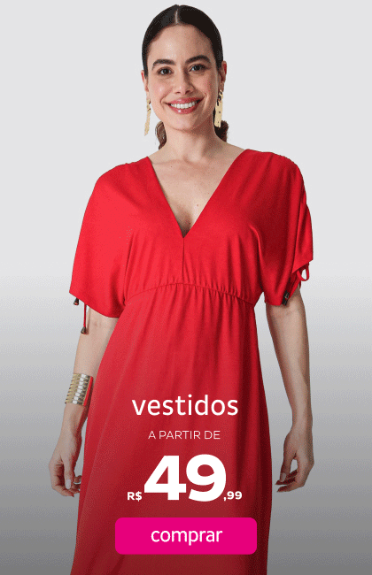 Vestidos a partir de R$49,99