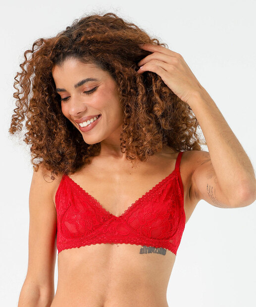 Image_Sutiã De Renda Com Base E Sem Bojo Marisa Vermelho