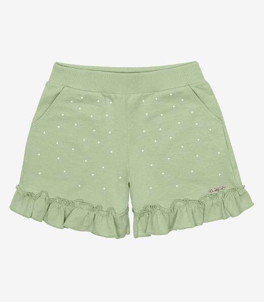 Shorts Infantil Moletinho Trick Nick Verde