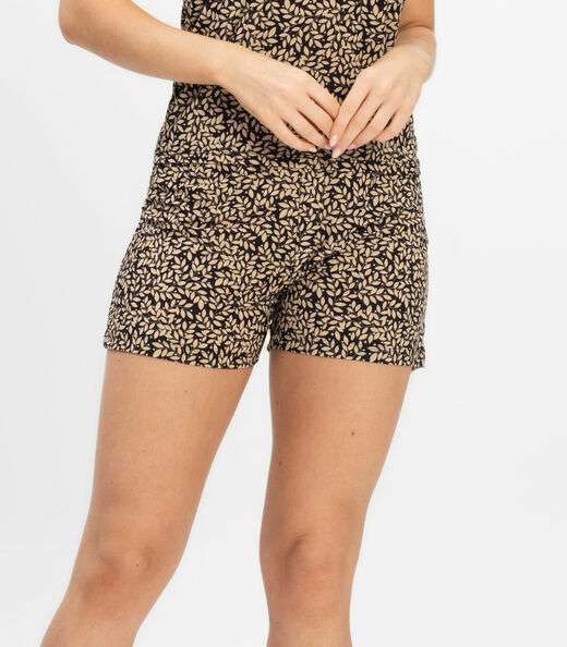 Short Doll Curto Feminino De Liganete Bella Ana Preto