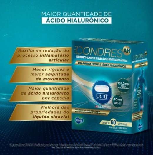 Suplemento Alimentar Condres AH 60cps