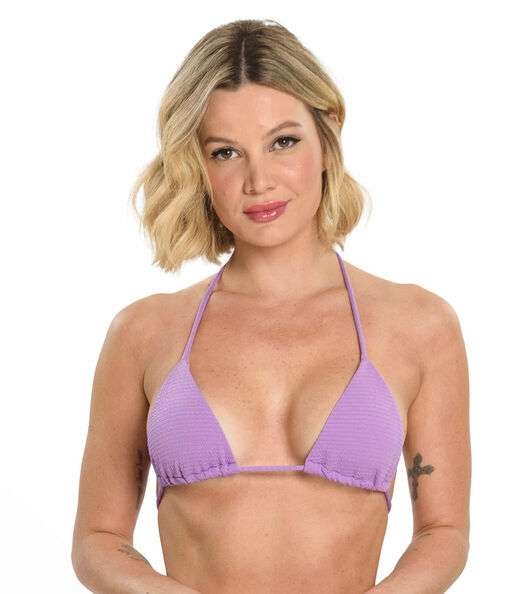 Biquíni Cortininha com Amarração Loule Roxo