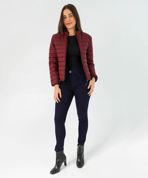 Jaqueta Feminino Puffer Bolsos Marisa Vermelho