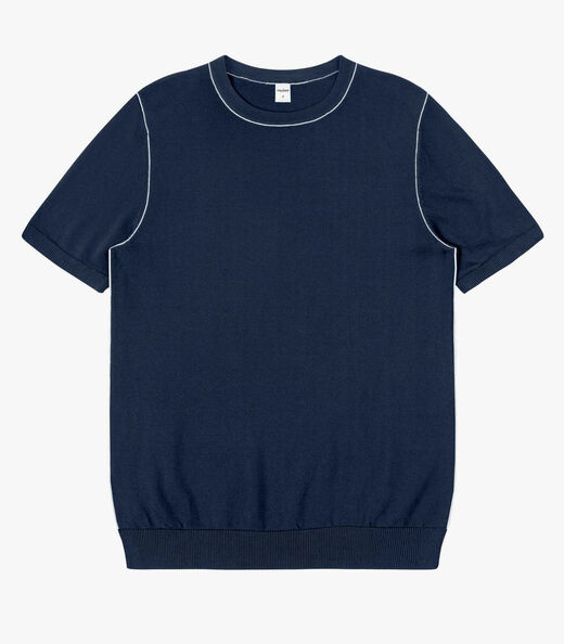 Blusa Feminina Tricot Com Detalhe Rovitex Azul