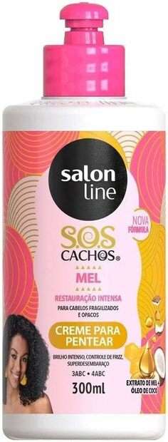 Image_Creme de Pentear Salon Line Sos Mel Cachos Inten 300ml