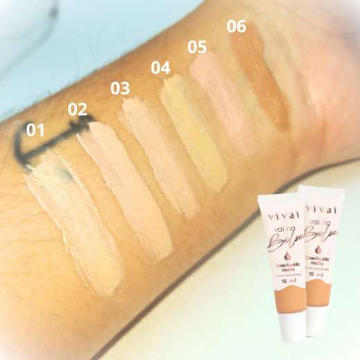Base Líquida Vai na Bolsa Vivai Cor:06