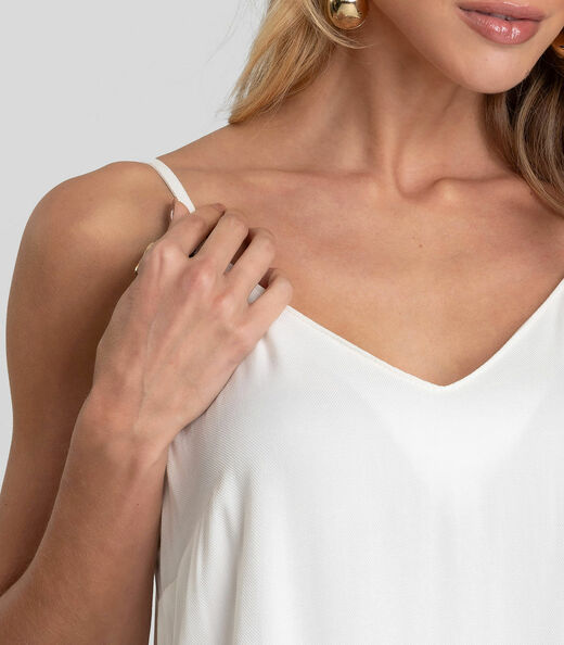 Vestido Feminino Longo em Tecido Dianna Bege