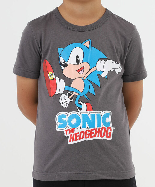 Conjunto Infantil Menino Sonic Tamanhos 4 a 10