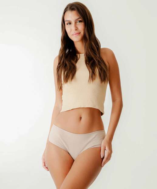 Kit 2 Calcinhas Biquíni Marisa Bege