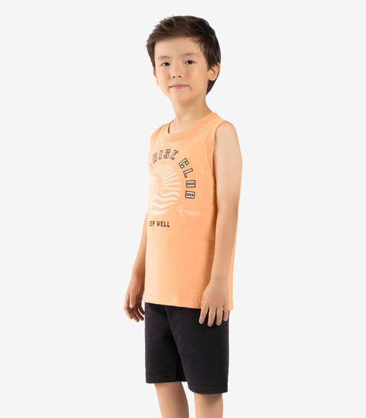 Image_Conjunto Infantil Machão Com Bermuda Rovi Kids Laranja