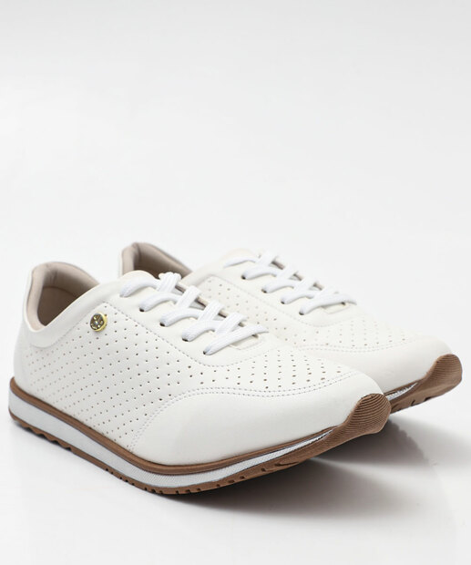 Tênis Casual Feminino Via Uno Branco
