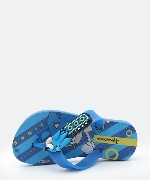 Chinelo Ipanema Infantil Sonic  Azul