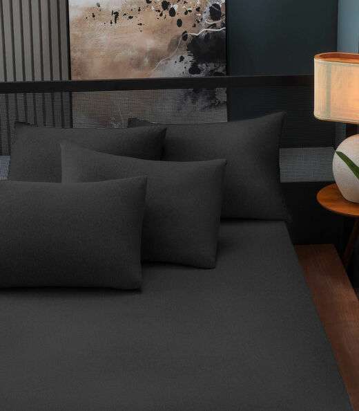 Lençol Avulso Liso Casal Fusion Vivaldi Cinza