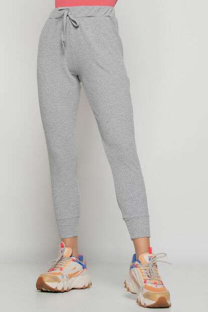 Image_Calça  Jogger Comfy Malha Canelada Mescla Salvatore Fashion