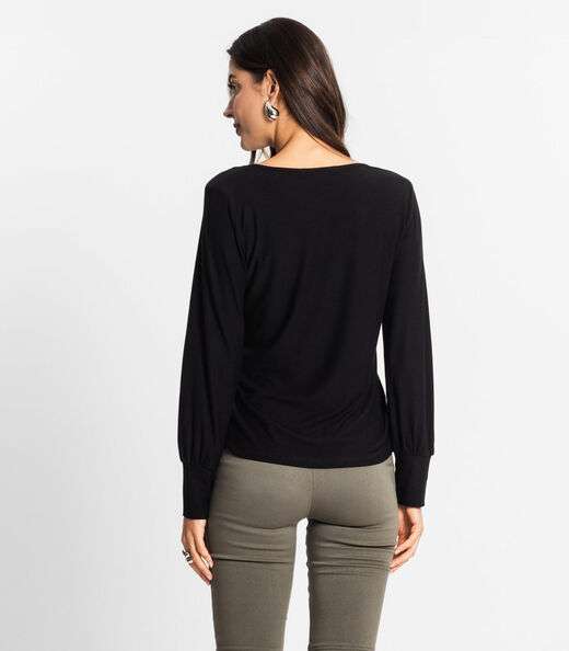 Blusão Feminino Gola Alta Endless Preto