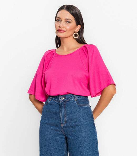 Image_Blusa Feminina Viscose Creponada Endless Rosa