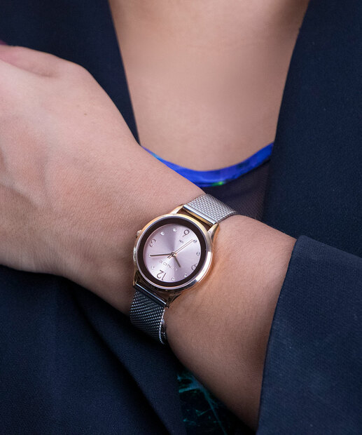 Kit Relógio Feminino Lince LRTH184L30 K04IS2SX Prateado