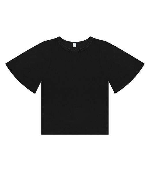 Blusa Feminina Manga Curta Rovitex Preto